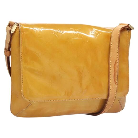 LOUIS VUITTON Monogram Vernis Thompson Street Bag Beige M91301 - Picture 1 of 12